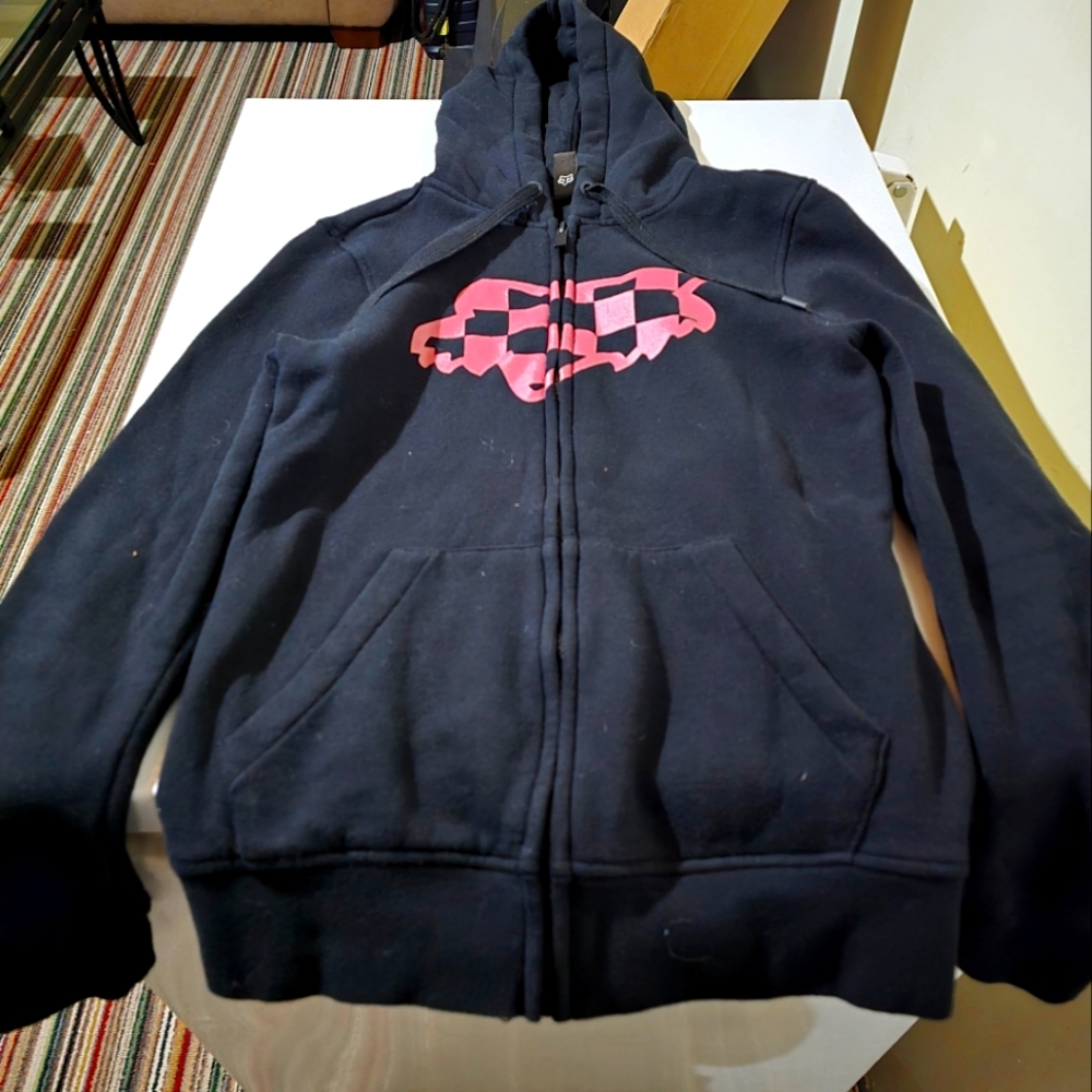 Womens Zip-down Fox Racing Hoodie